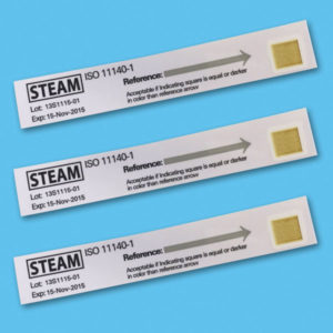 Steam sterilisation indicator strips from Microspec