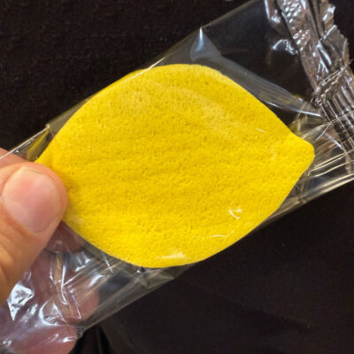 Cellulose sponge autoclave deodoriser citrus